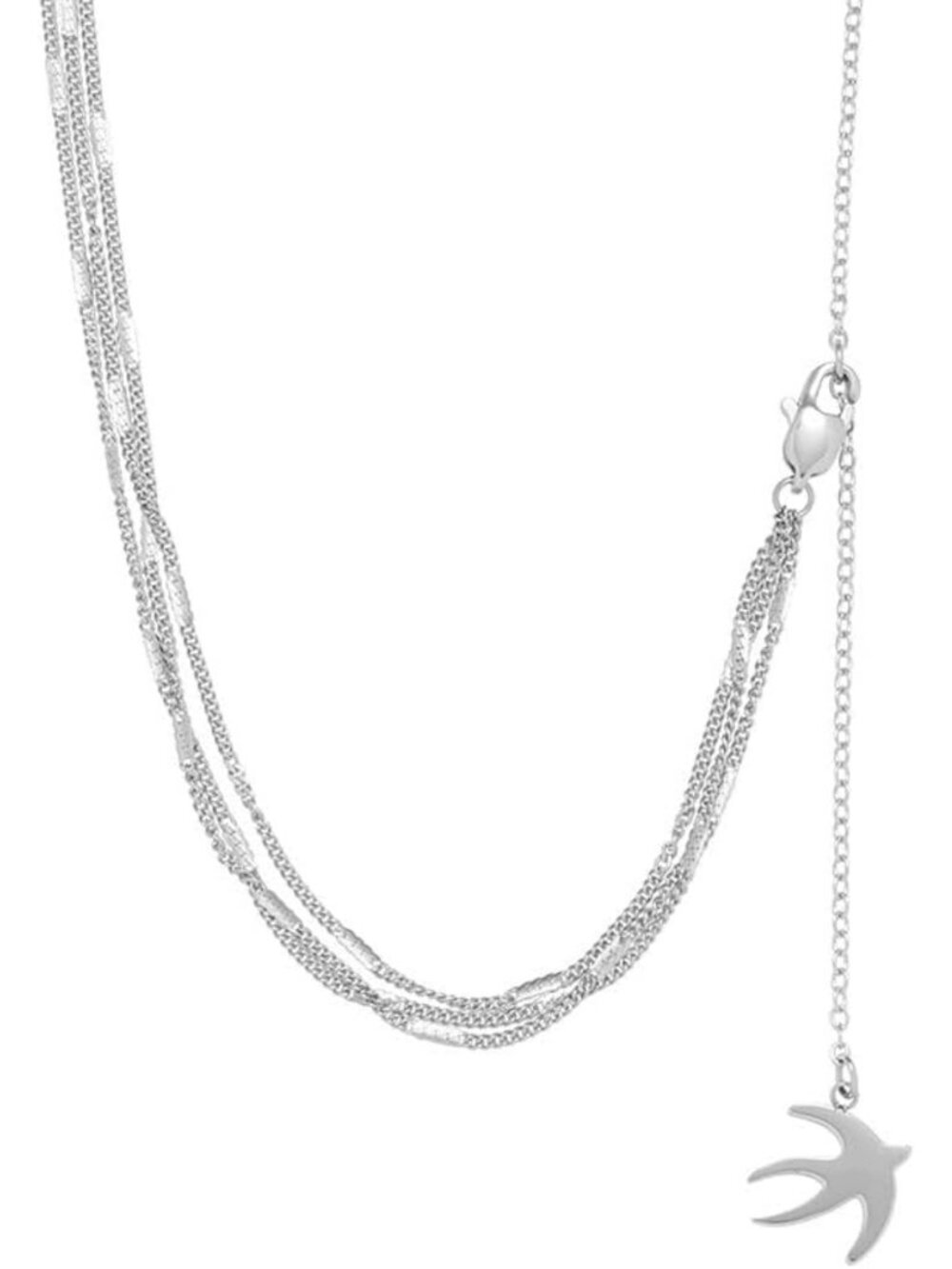 Dainty Flying Bird Necklace | Stainless Steel Pendant | Elegant Layering Jewelry
